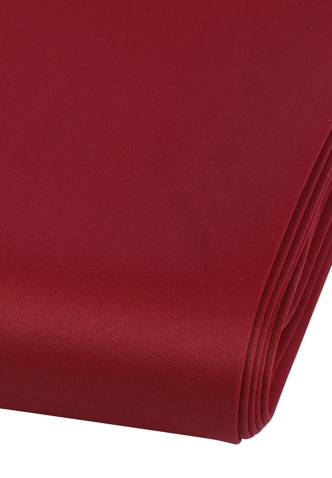 Inhärenter, flammhemmender, hochpräziser 300-cm-Satin-Verdunklungsvorhangstoff im königlichen Stil aus reinem Polyester